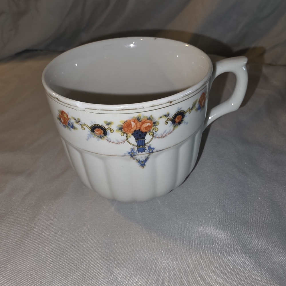 vintage porcelain tea or coffee cup